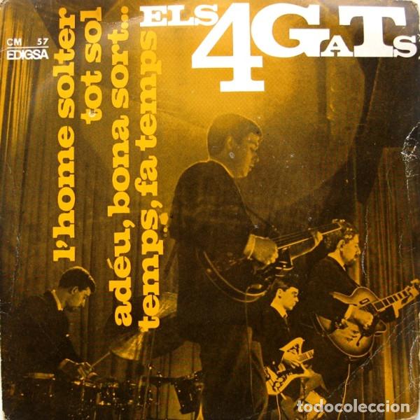 Discos de vinilo: Els 4 Gats &ndash; L'Home Solter (Vinyl, Ediphone CM 57)