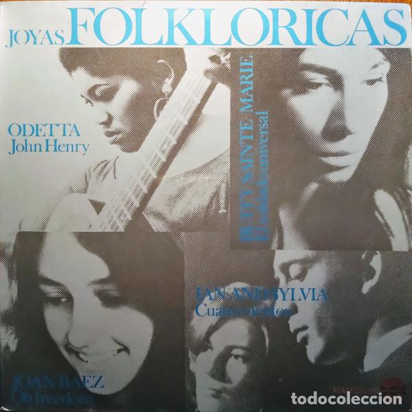 Discos de vinilo: Odetta / Joan Baez / Buffy Sainte-Marie / Ian And Sylvia &ndash; Joyas Folkloricas (Vinyl, Amadeo 257-06)