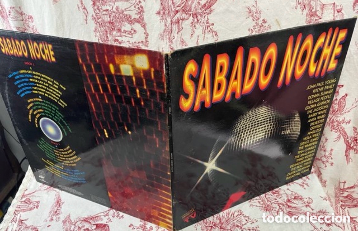 Discos de vinilo: Doble LP S&Aacute;BADO NOCHE Originales