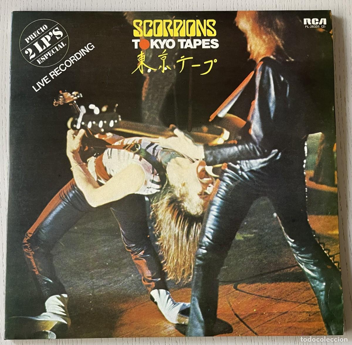 Discos de vinilo: SCORPIONS - TOKYO TAPES (2LP VINILO 1982) EDICI&Oacute;N ESPA&Ntilde;A RCA GATEFOLD