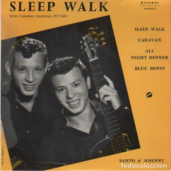 Discos de vinilo: Santo & Johnny &ndash; Sleep Walk (Vinyl, Ricordi 45 S 044)