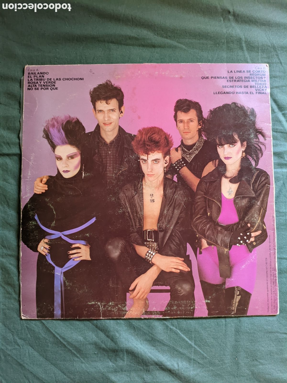 Discos de vinilo: // Alaska y los Pegamoides - Grandes &Eacute;xitos - Hispavox Espa&ntilde;a 1982 - Foto 2