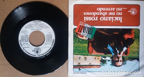 Discos de vinilo: Luciano Rossi &ndash; No Me Abandones / ...Mi Arrendo (Vinyl, Carnaby MO1605)