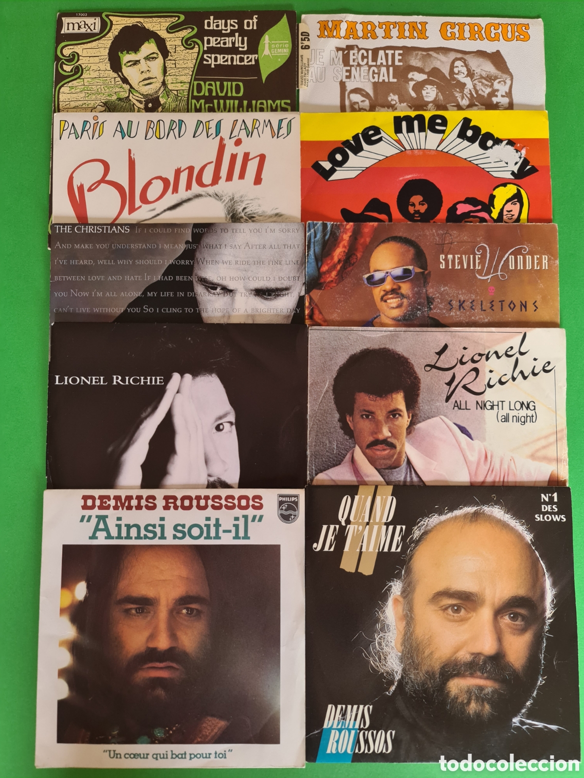 Discos de vinilo: Lote de 34 singles / Pop - Rock - Foto 2