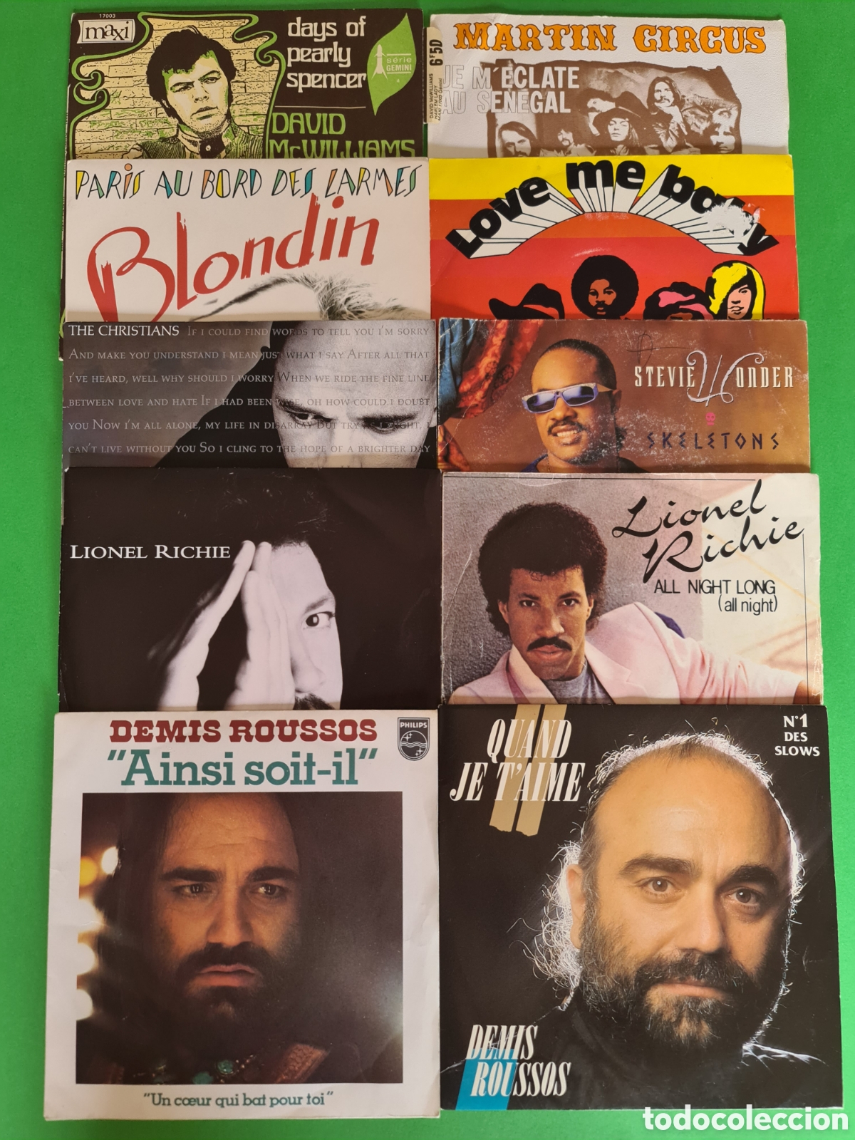 Discos de vinilo: Lote de 34 singles / Pop - Rock - Foto 3