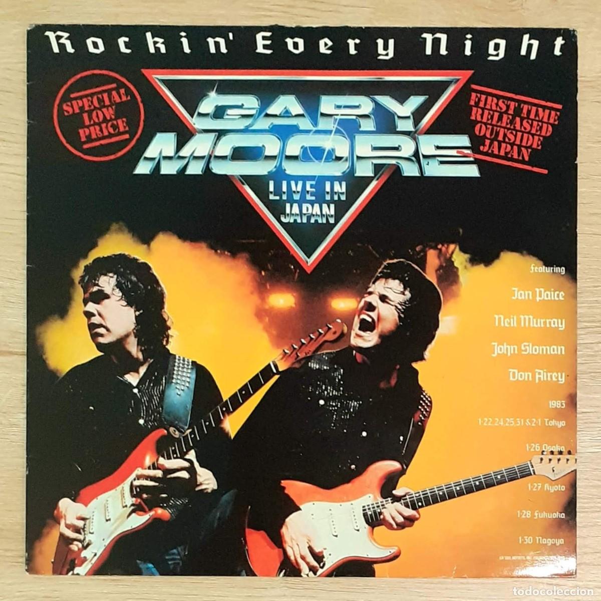 Discos de vinilo: Disco vinilo GARY MOORE Rockin' Every Night - Live In Japan