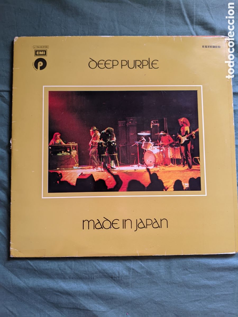 Discos de vinilo: // Deep Purple &lrm;&ndash; Made In Japan - Purple Records, Espa&ntilde;a &lrm;1972 - 1J 154-93.915/6,2LPs gatefold