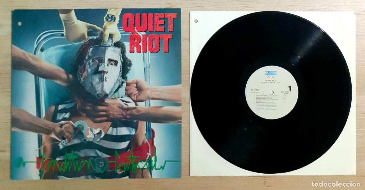 Discos de vinilo: Disco de vinilo de QUIET RIOT Condition Critical - Foto 3
