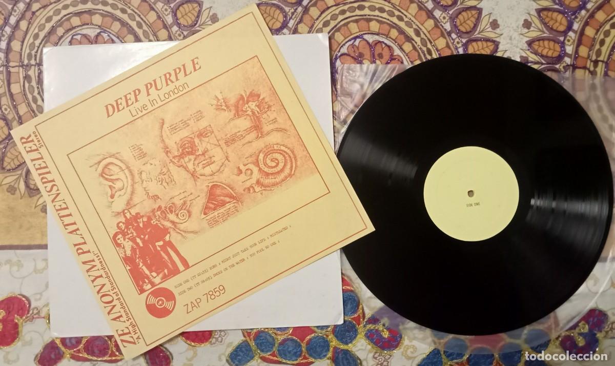 Discos de vinilo: Deep Purple - Live in London 1lp black vinyl live '75, Usa pressing from mid'70 htf!!!