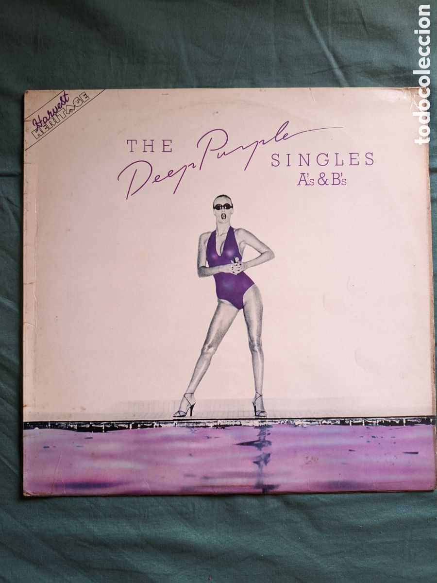 Discos de vinilo: // Deep Purple &ndash; The Deep Purple Singles A's & B's - Harvest UK 1981