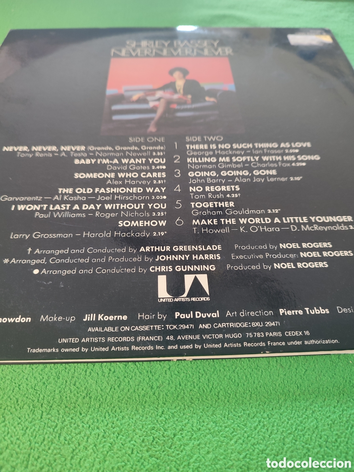 Discos de vinilo: Shirley Bassey - Never, never , never 1973 - Foto 4