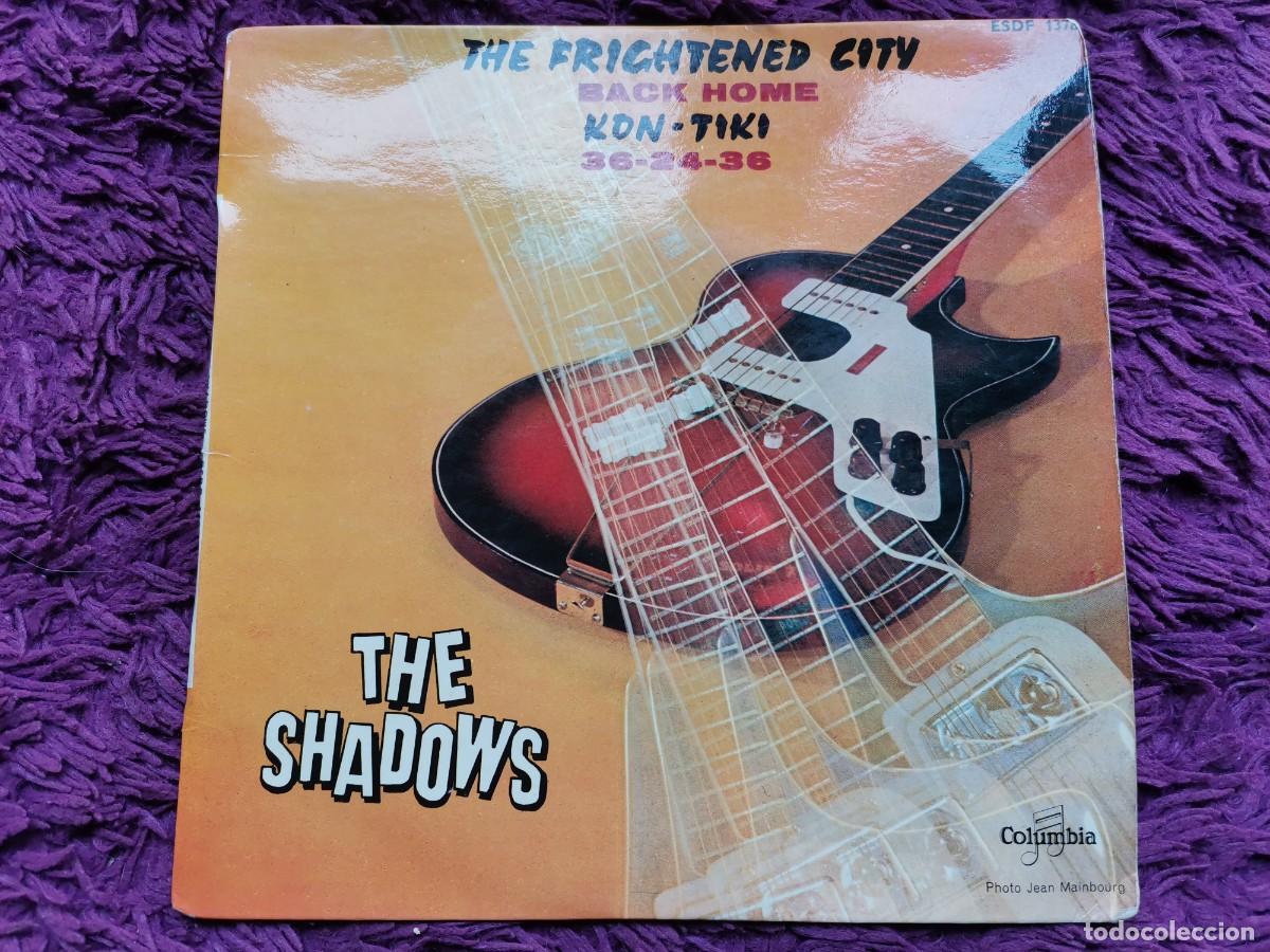 Discos de vinilo: The Shadows &ndash; The Frightened City Vinilo 7&rdquo; EP 1961 France ESDF 1378
