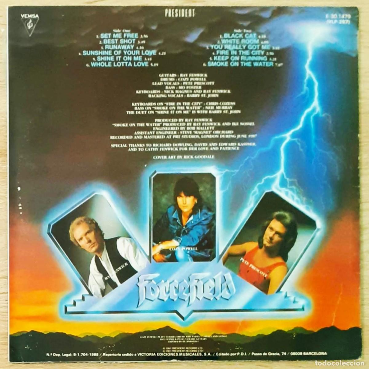 Discos de vinilo: Disco vinilo FORCEFIELD &rdquo;Forcefield&rdquo; - Foto 2
