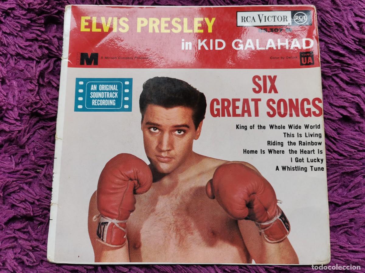 Discos de vinilo: Elvis Presley With The Jordanaires &ndash; Elvis Presley In Kid Galahad Vinilo 7&rdquo; EP 1962 France 86.307 M