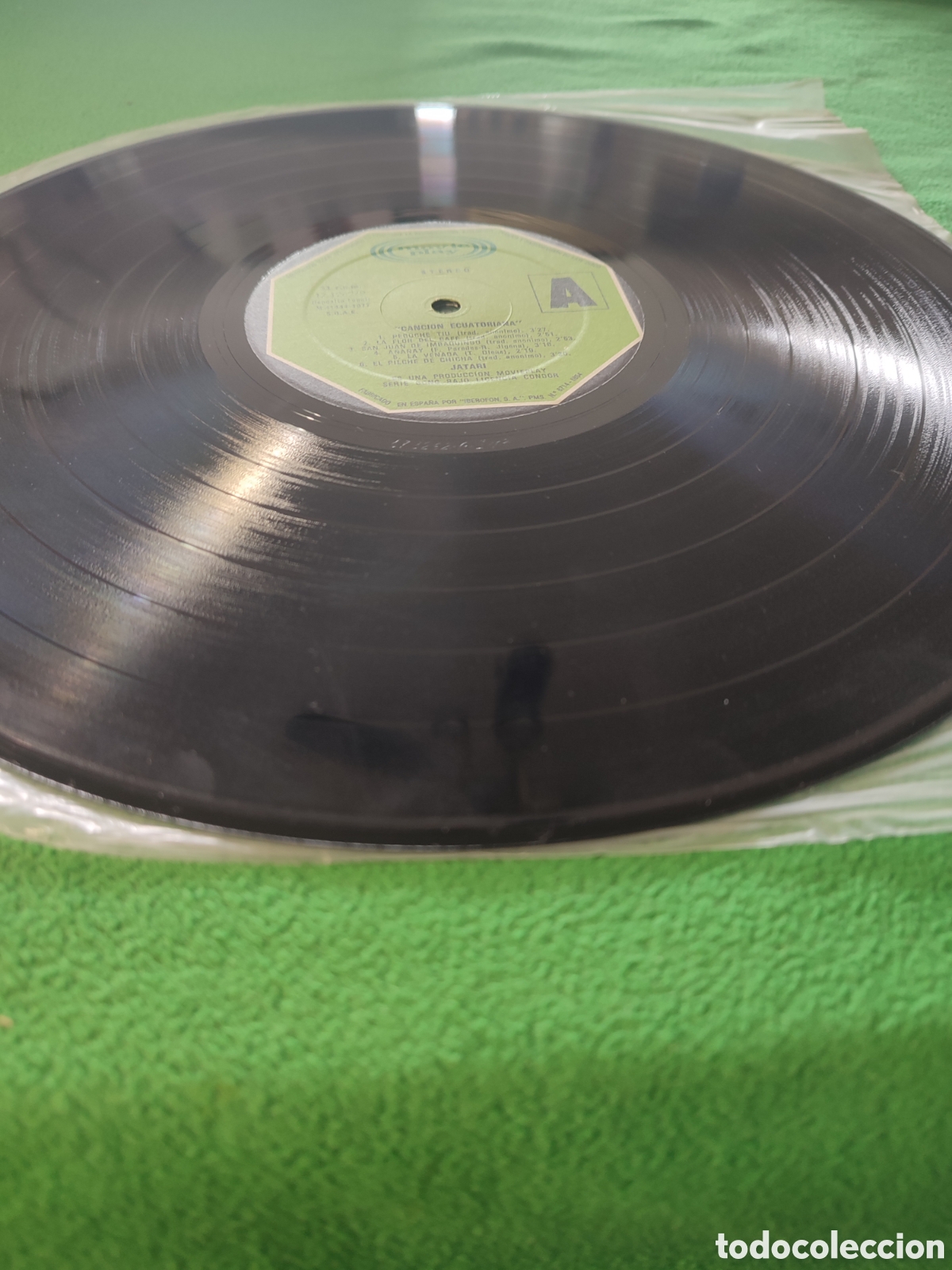 Discos de vinilo: Jatari - Canci&oacute;n Ecuatoriana edici&oacute;n 1977 - Foto 3