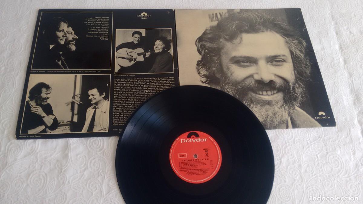 Discos de vinilo: L.P. (Vinilo) de GEORGES MOUSTAKI a&ntilde;os 70
