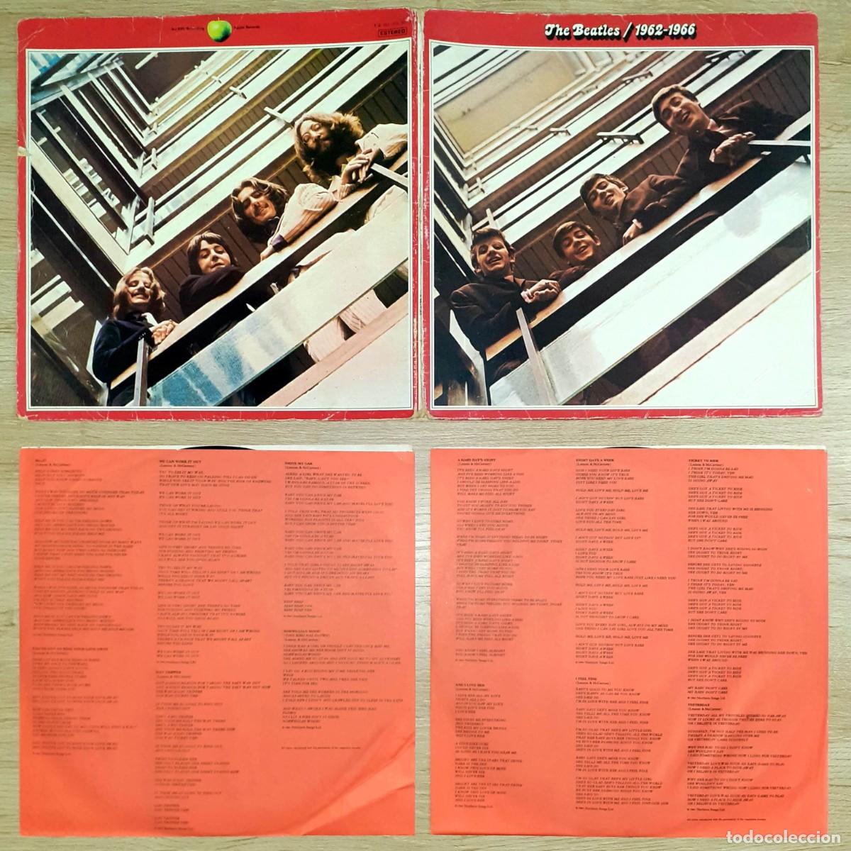 Discos de vinilo: Doble disco vinilo THE BEATLES 1962-1966