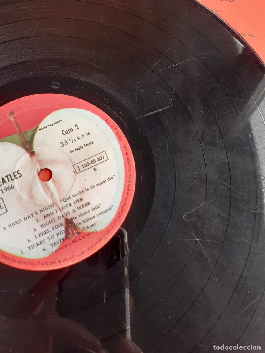 Discos de vinilo: Doble disco vinilo THE BEATLES 1962-1966 - Foto 17