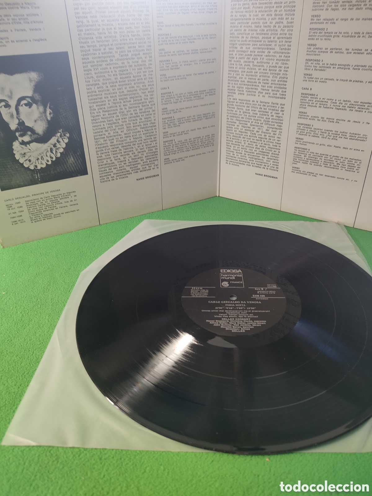 Discos de vinilo: Deller Consort - Carlo Gesualdo di Venosa