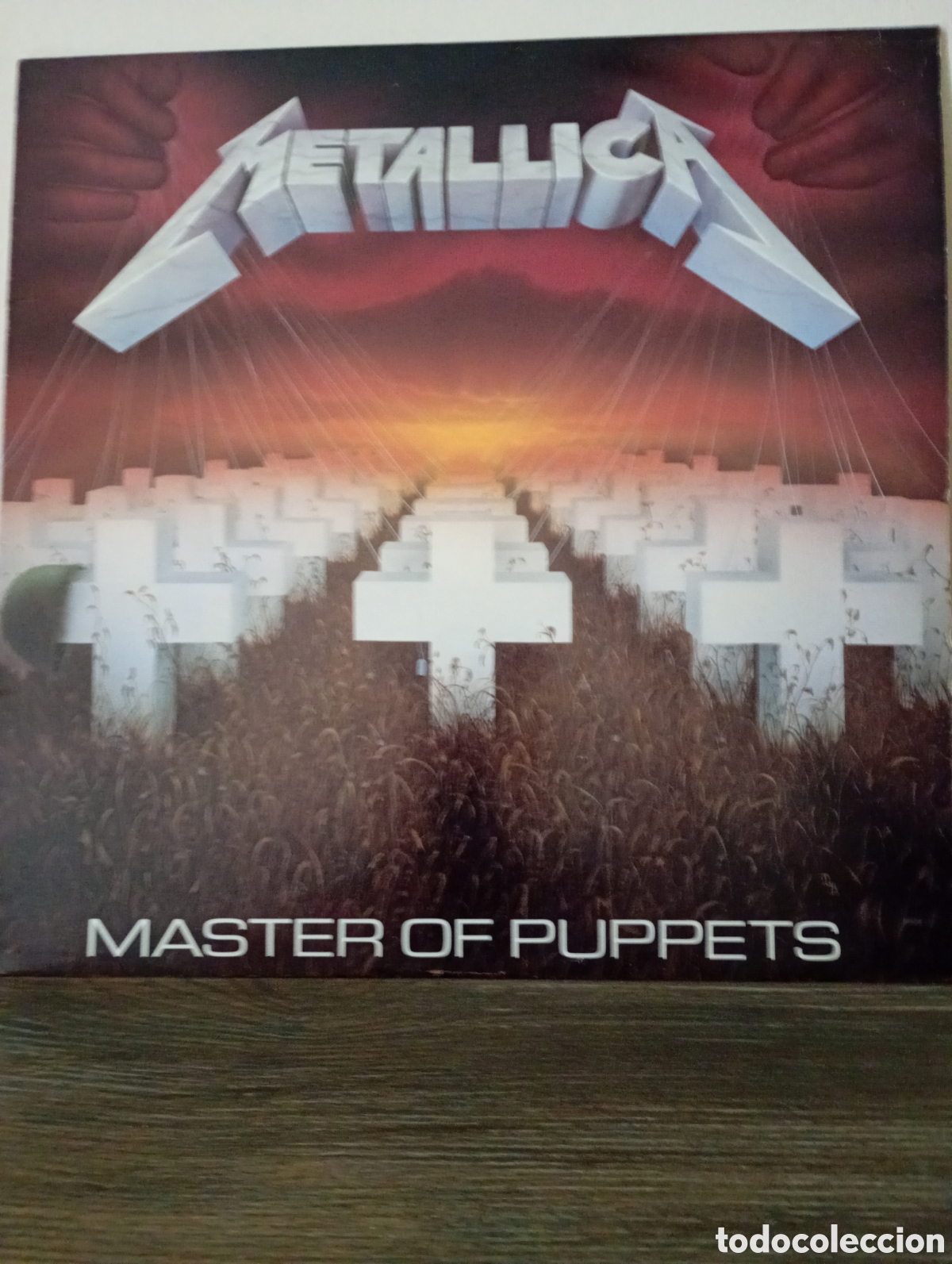 Discos de vinilo: Metallica, Masters of puppets 1988. MFN 60 primera edici&oacute;n inglesa.