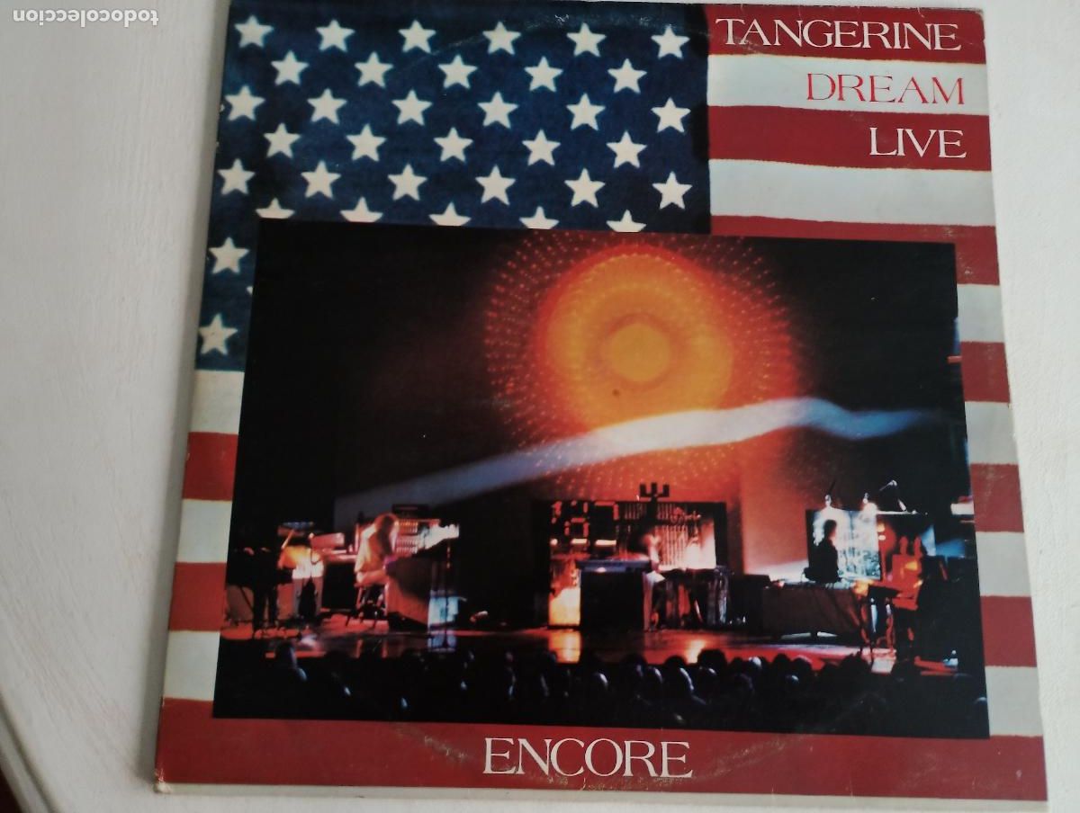 Discos de vinilo: Tangerine Dream &lrm;&ndash; Encore, 1978, ed espa&ntilde;ola Electronic