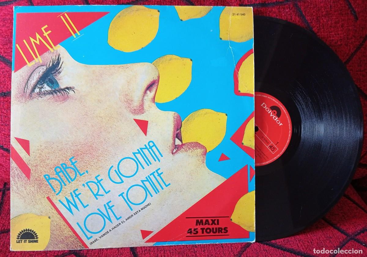 Discos de vinilo: LIME ** Babe, We're Gonna Love Tonite ** MAXI SINGLE VINILO 1982