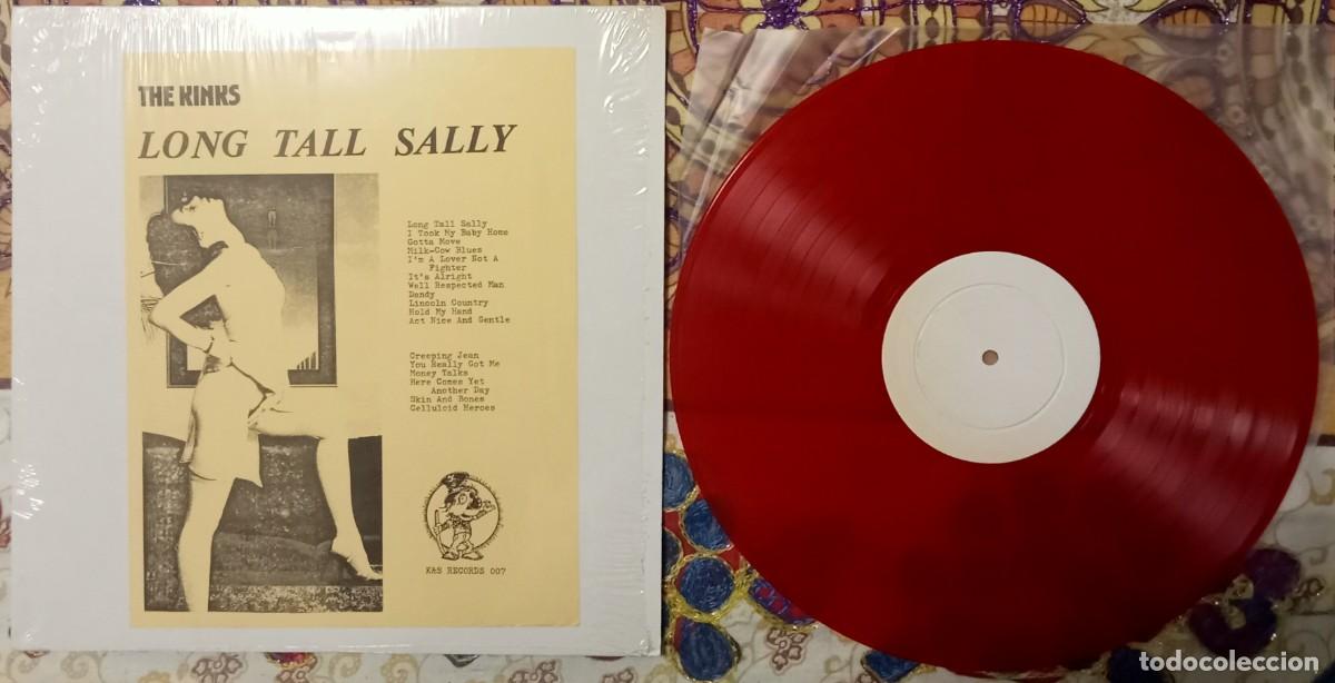 Discos de vinilo: Kinks - Long Tall Sally 1lp studio/live, canadian limited edition in red vinyl, impossible to find!!