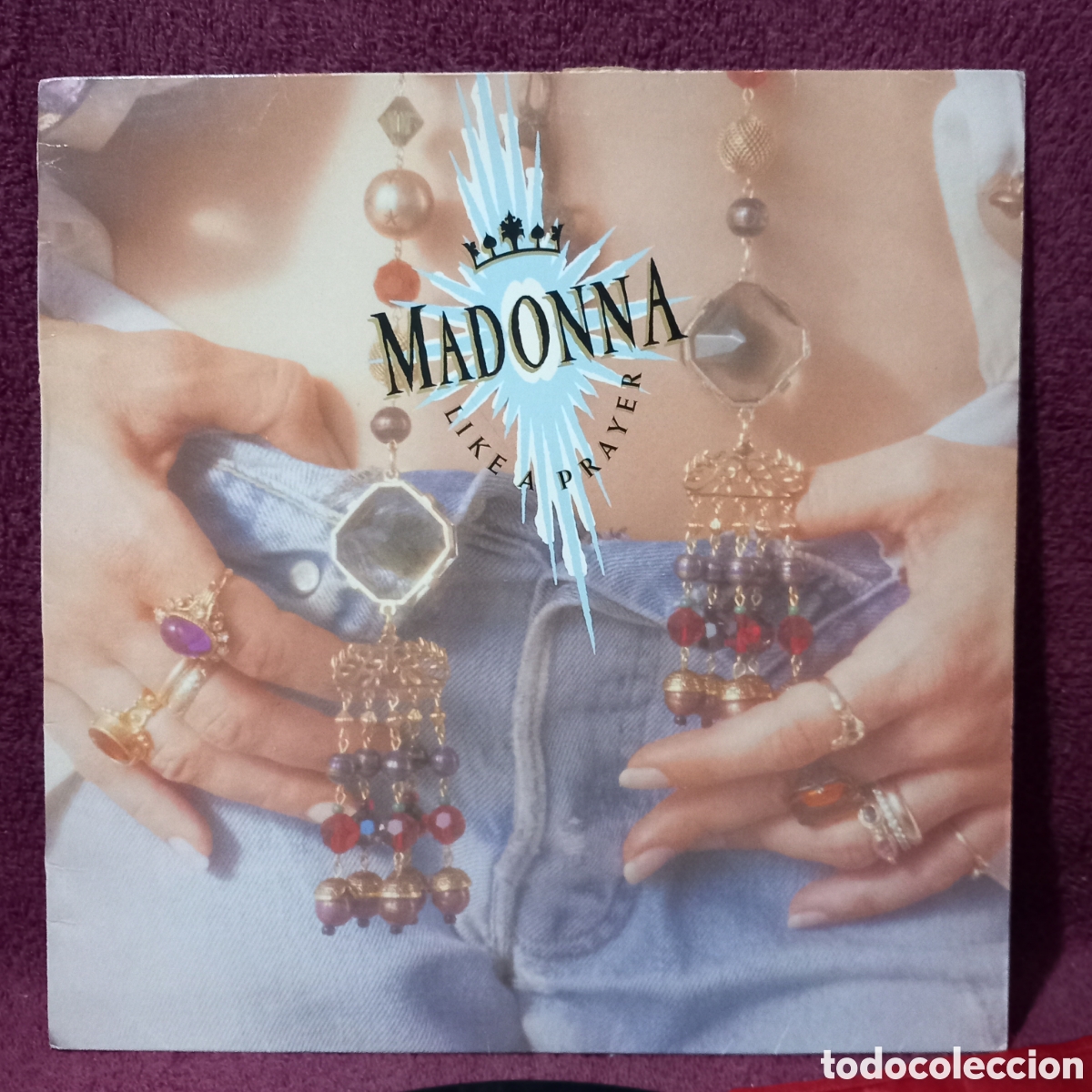 Disques de vinyle: LP MADONNA LIKE A PRAYER(1989 SPAIN/SIRE RECORDS)