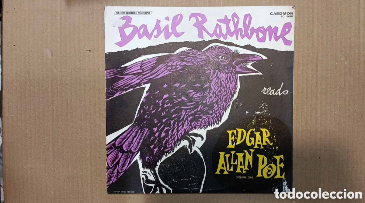 Discos de vinil: BASIL RATHBONE EDGAR ALLAN POE 1954