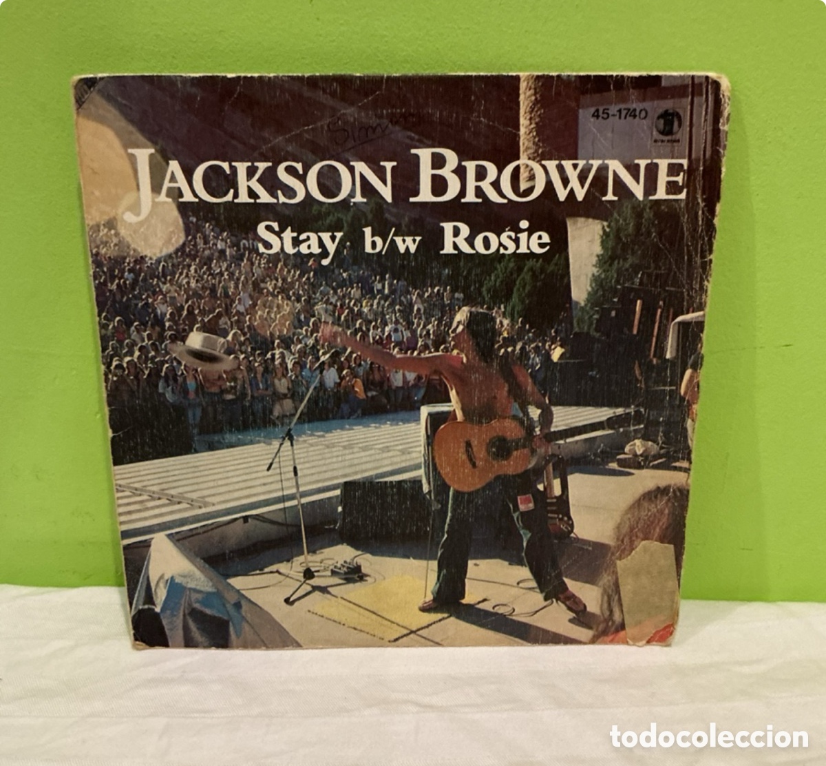 Disques de vinyle: JACKSON BROWNE &ndash; STAY / ROSIE &ndash; SINGLE VINILO &ndash; ESPA&Ntilde;A, 1978