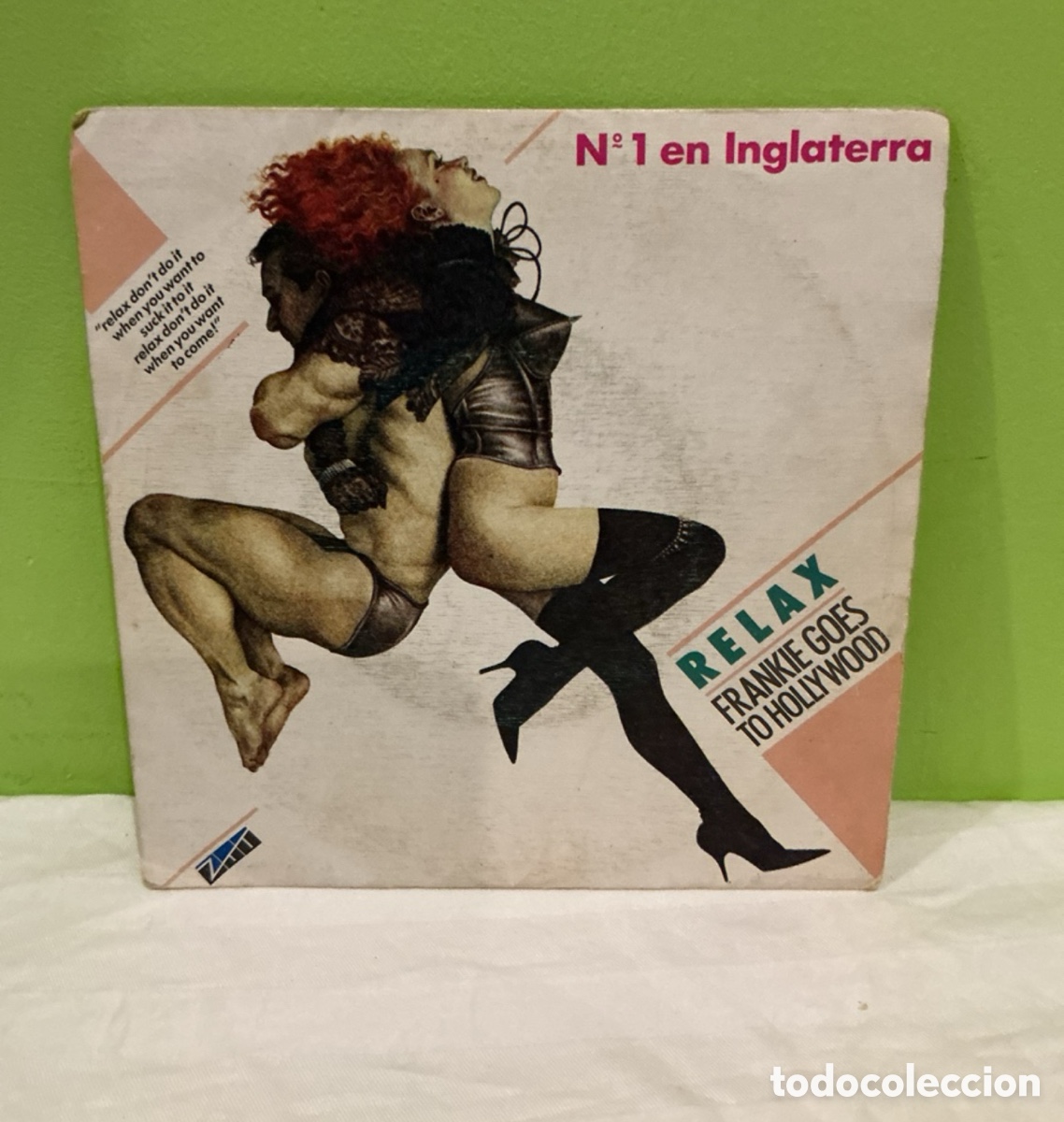 Disques de vinyle: FRANKIE GOES TO HOLLYWOOD &ndash; RELAX &ndash; SINGLE VINILO &ndash; ESPA&Ntilde;A, 1984