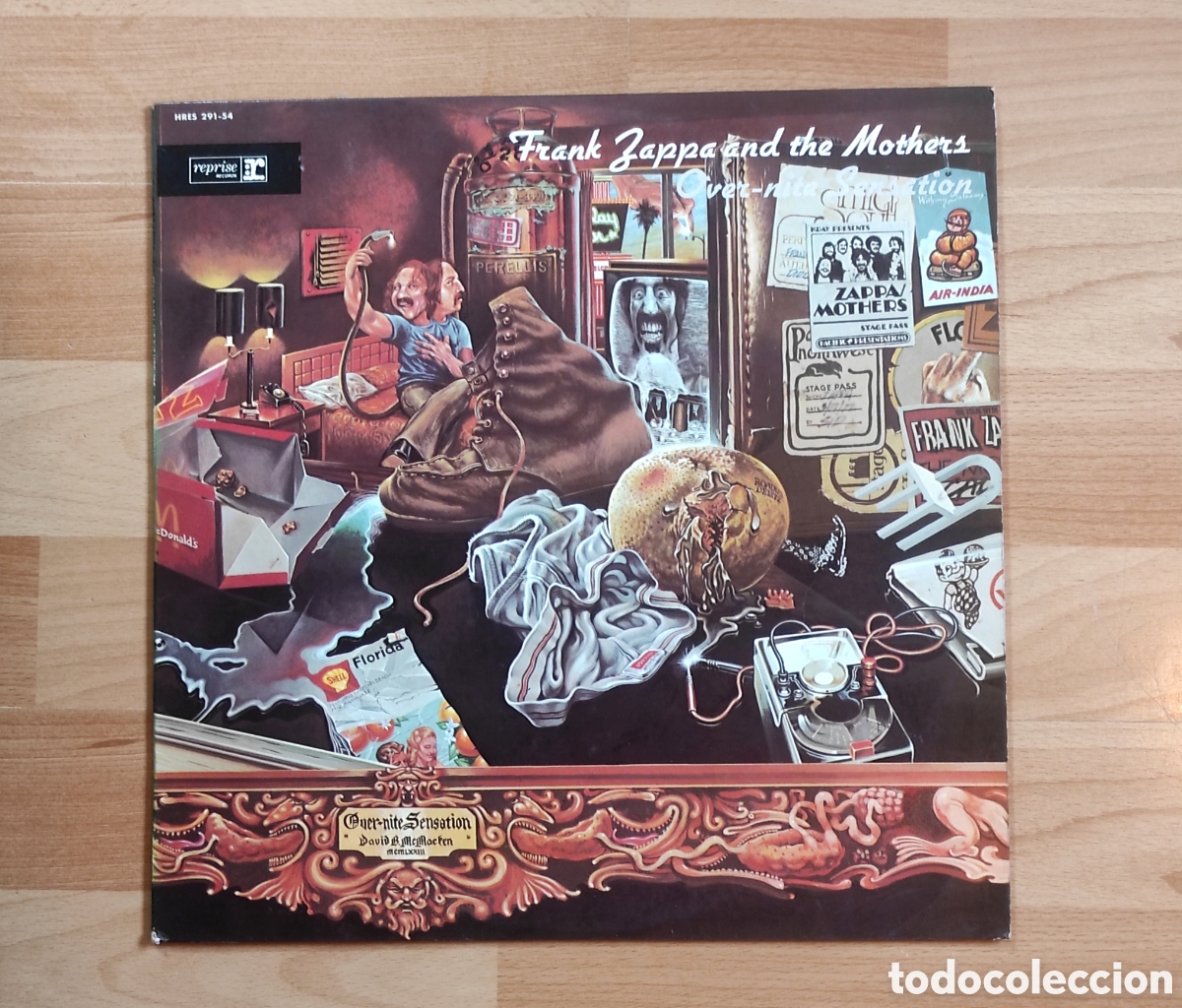 Discos de vinilo: Frank Zappa & The Mothers- Over-nite Sensation LP