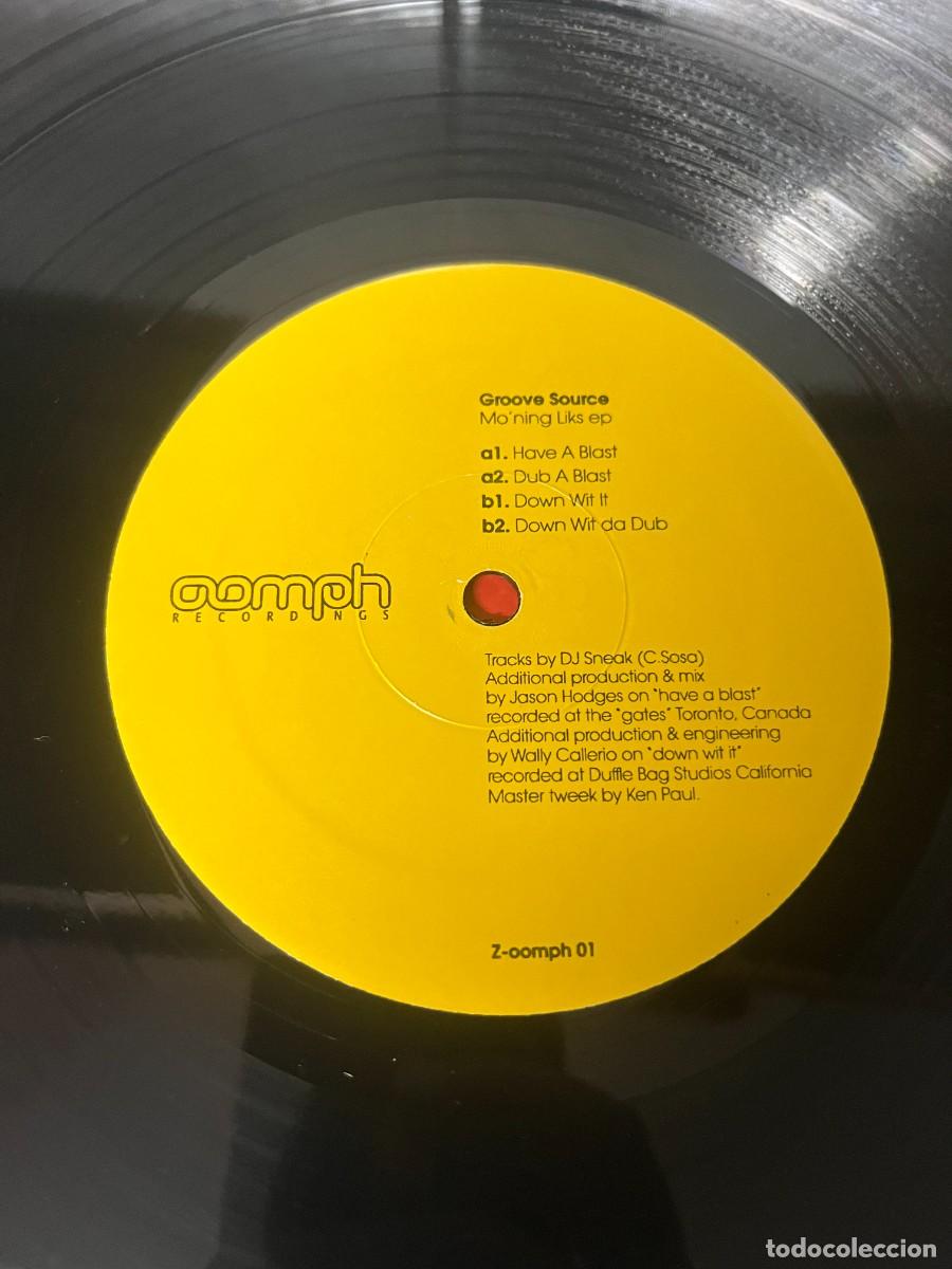 Discos de vinilo: DJ Sneak Presents Groove Source Moning Liks EP - Foto 4