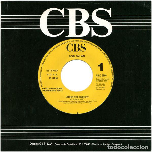 Discos de vinilo: Bob Dylan &ndash; Under The Red Sky (Vinyl, CBS ARIC 2600)