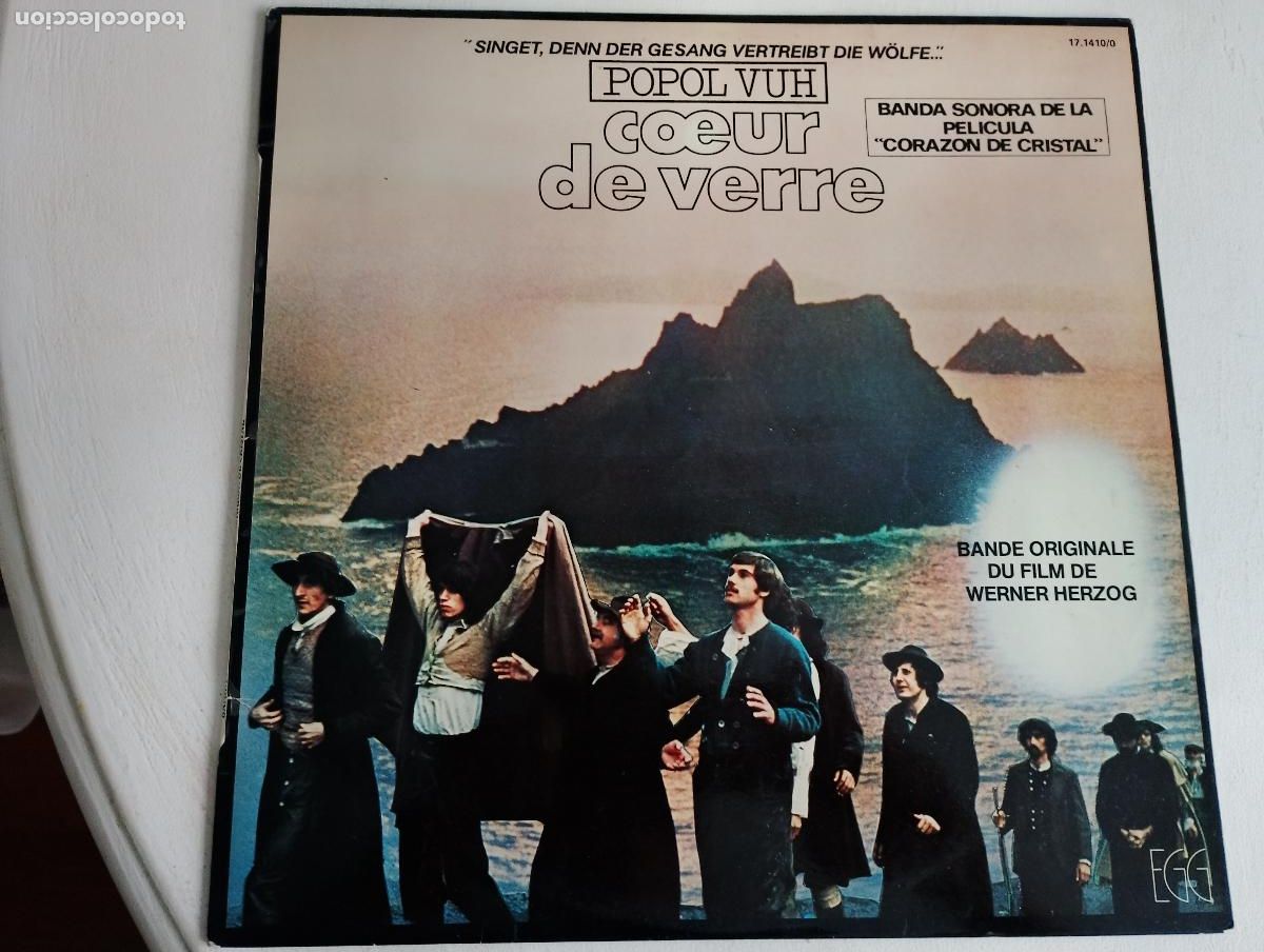 Vinyl-Schallplatten: Popol Vuh &ndash; C&oelig;ur De Verre (Coraz&oacute;n De Cristal), ed espa&ntilde;ola,1978,
