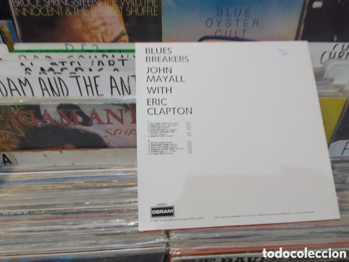 Discos de vinilo: Blues breakers,John mayall , Eric Clapton - Foto 2
