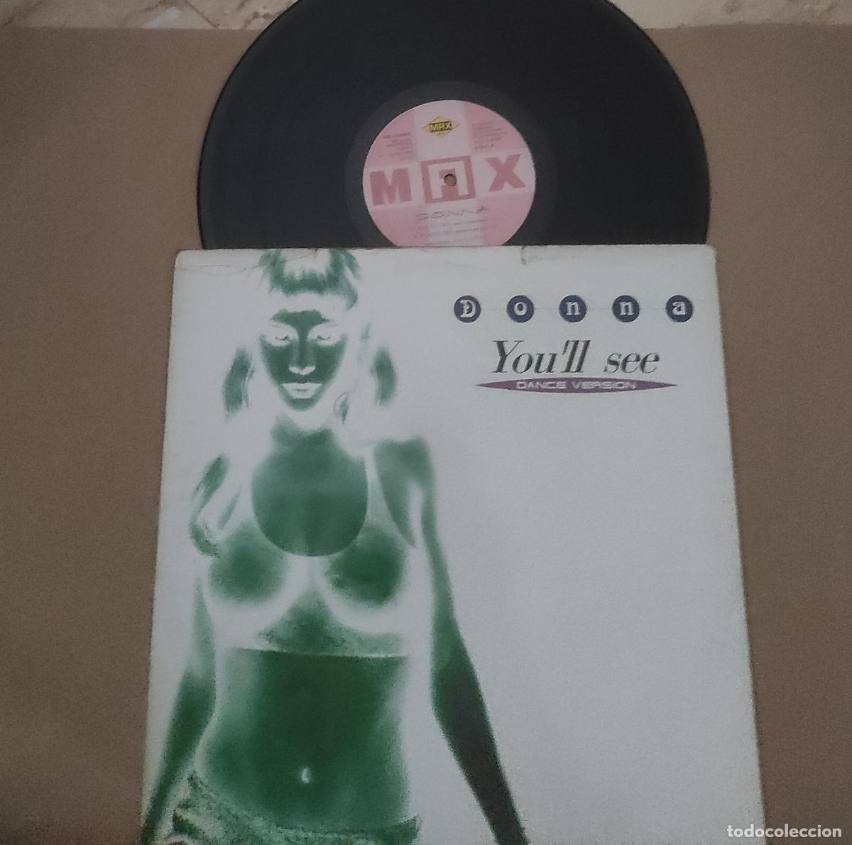 Discos de vinilo: Donna &ndash; Youll See- MAXI-ITALODANCE- - Foto 1