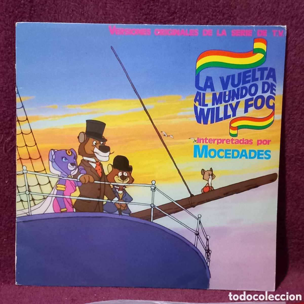 Discos de vinilo: LP PROMOCIONAL&rdquo; LA VUELTA AL MUNDO DE WILLY FOC&rdquo;/INTERPRETA MOCEDADES(,1983 CBS)VINILO COMO NUEVO !!