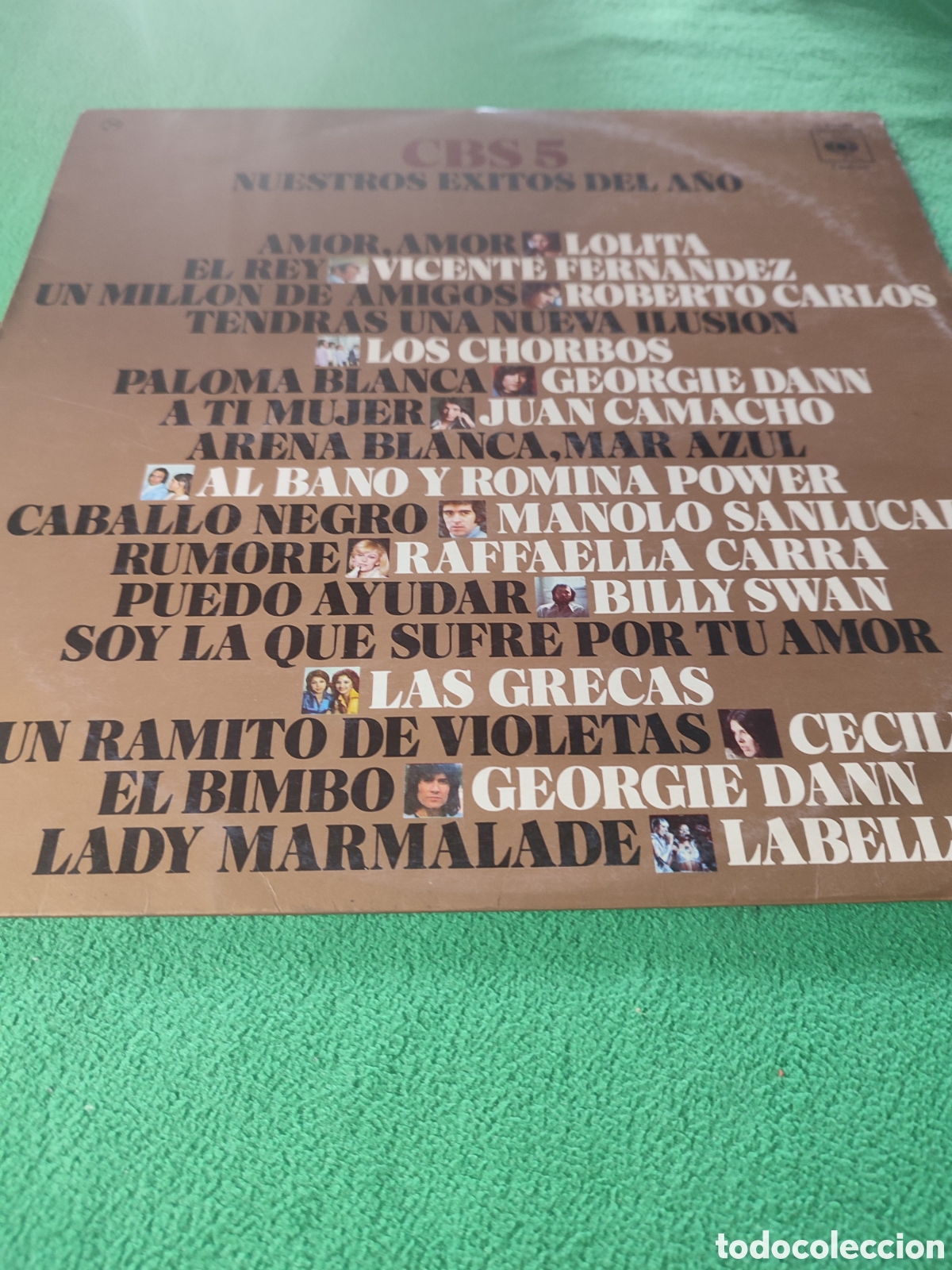 Discos de vinilo: CBS 5 Nuestros &Eacute;xitos del a&ntilde;o - Varios