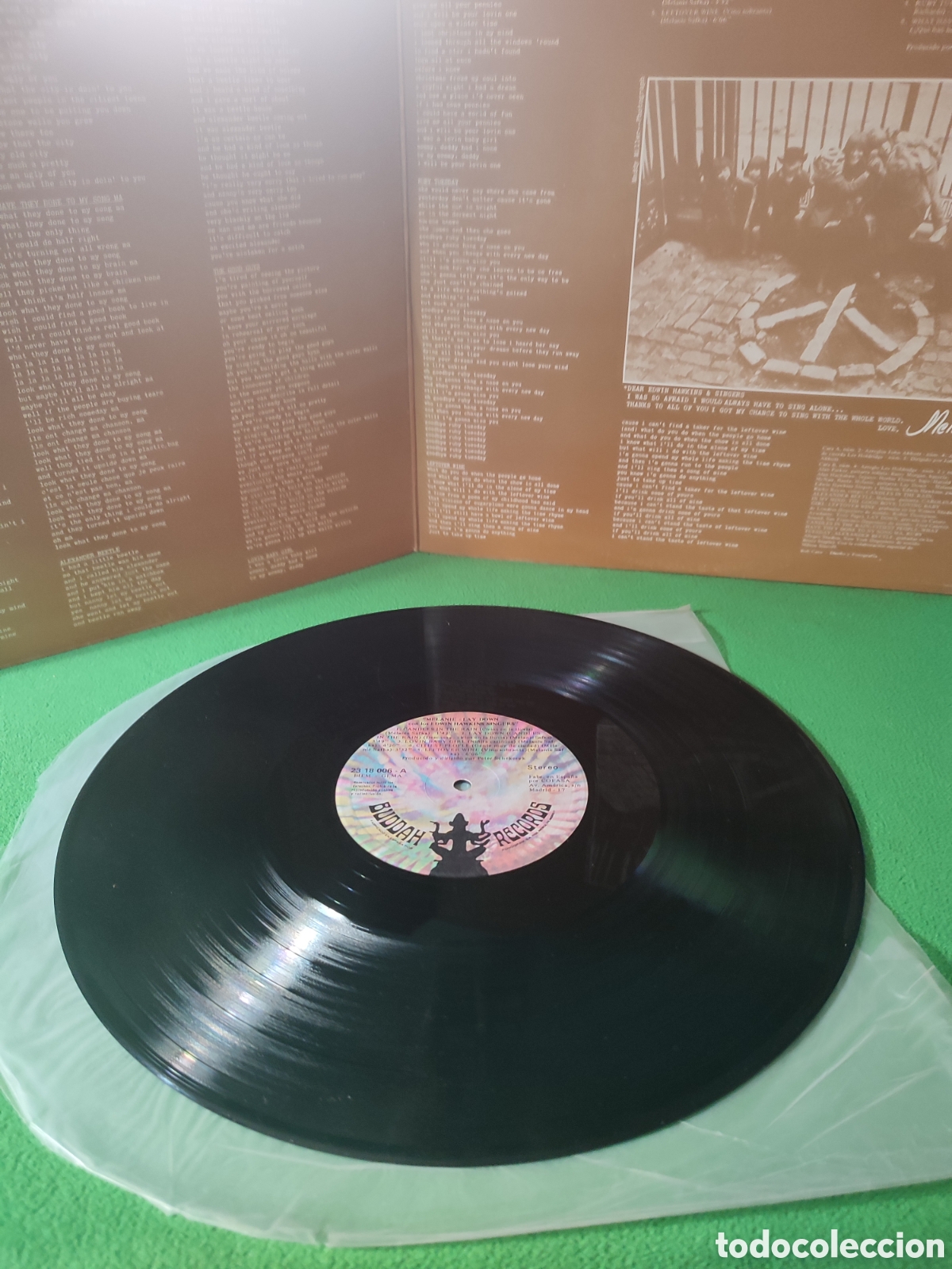 Discos de vinilo: Melanie - Featuring Lay Down 1970 original - Foto 2