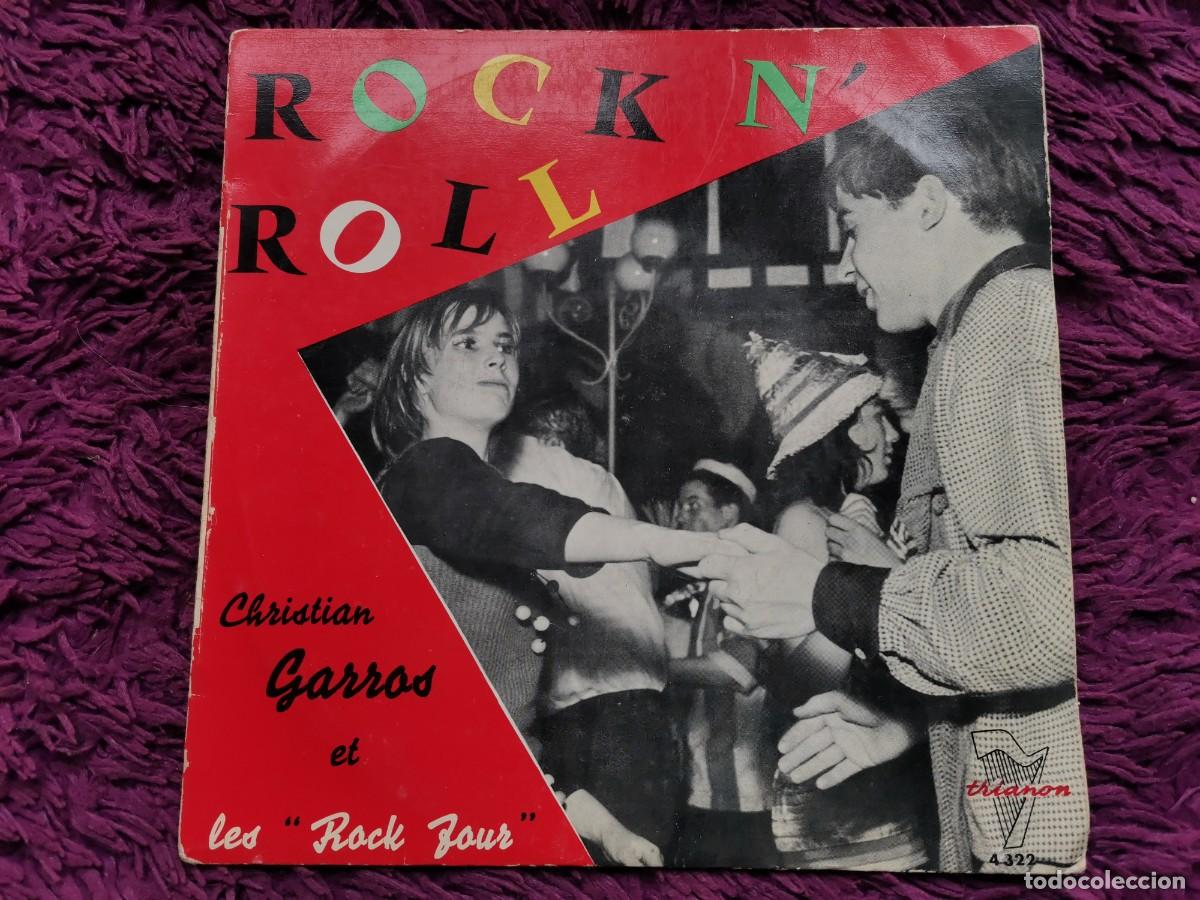 Discos de vinilo: Christian Garros Et Les &rdquo;Rock Four&rdquo; &ndash; Rock N' Roll Vinilo 7&rdquo; EP 1956 France 4322