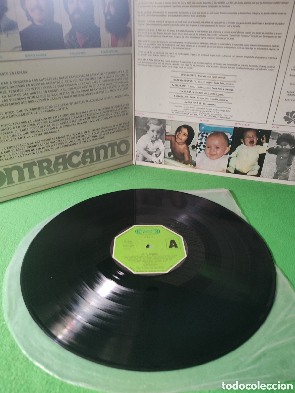 Discos de vinilo: Contracanto - Yo te nombro Edici&oacute;n 1978 - Foto 2