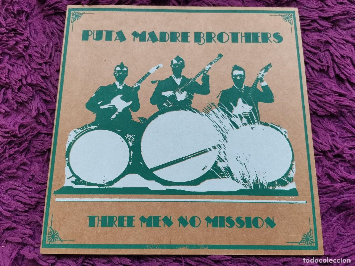 Discos de vinilo: Puta Madre Brothers &ndash; Three Men No Mission Vinilo 7&rdquo; Single Limited Edition 2011 Germany GF027