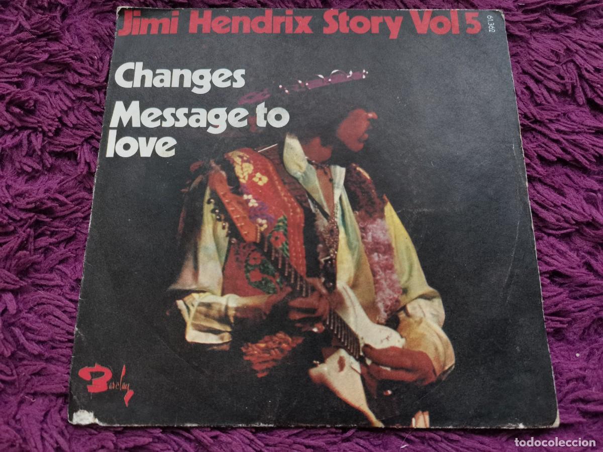 Discos de vinilo: Jimi Hendrix &ndash; Changes Vinilo 7&rdquo; Single 1970 France 61.362