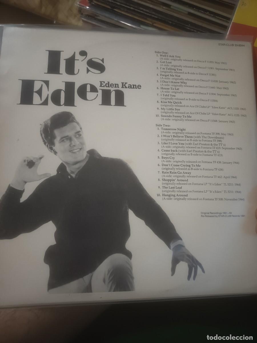 Discos de vinilo: DISCO LP IT,S EDEN KANE - Foto 2