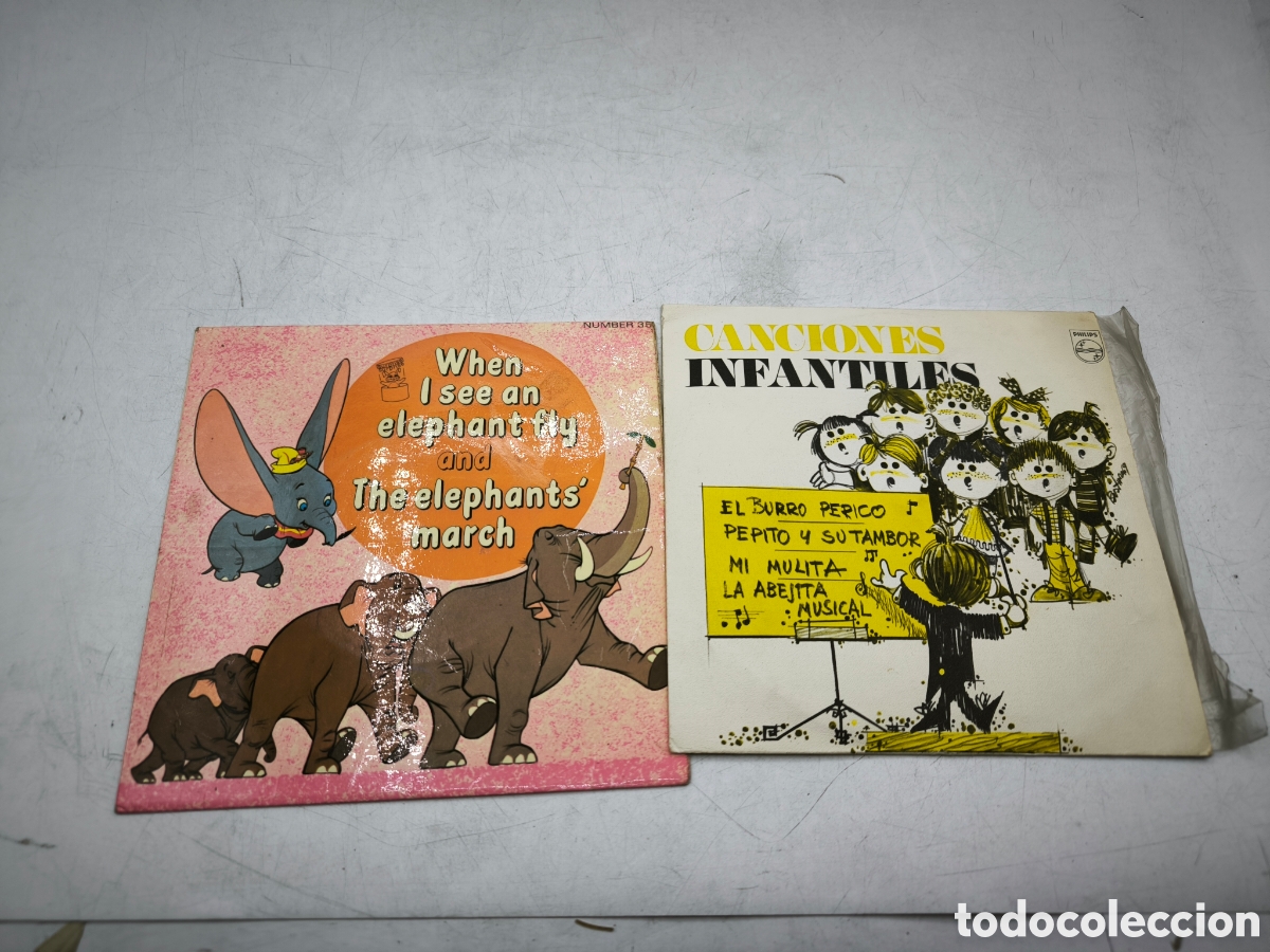 Discos de vinilo: 26 Singles Cuentos y canciones infantiles - Foto 3