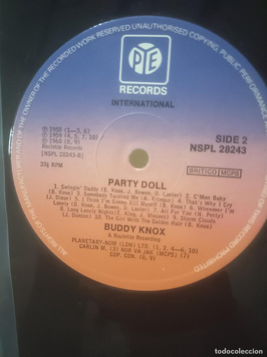 Discos de vinilo: DISCO LP BUDDY KNOX,( Party Dolly) - Foto 3