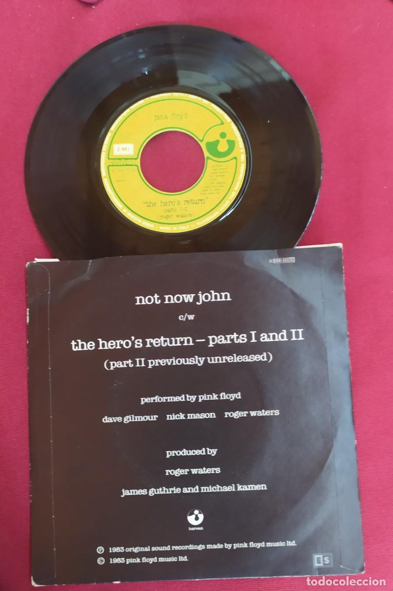 Discos de vinilo: single vinilo. Pink Floyd. Not now John - Foto 2