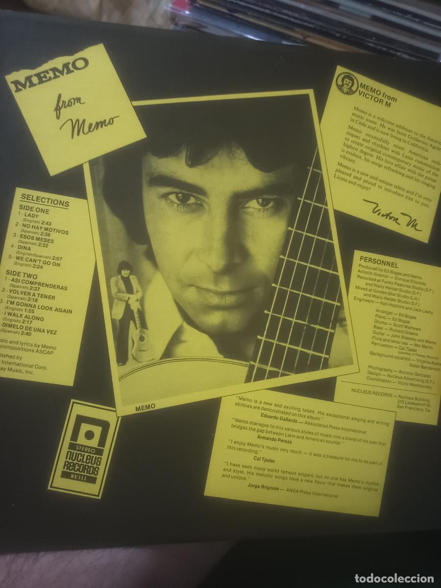 Discos de vinilo: DISCO MEMO,( FROM MEMO) - Foto 2