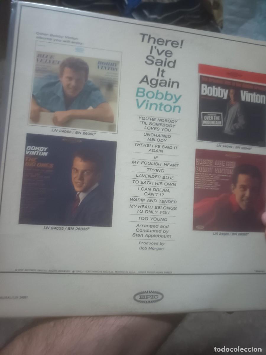 Discos de vinilo: DISCO LP BOBBY VINTON,( USA) - Foto 2